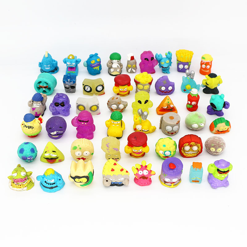 Vintage Collectible Figures - Без повторения 5 / 10pcs Zomlings