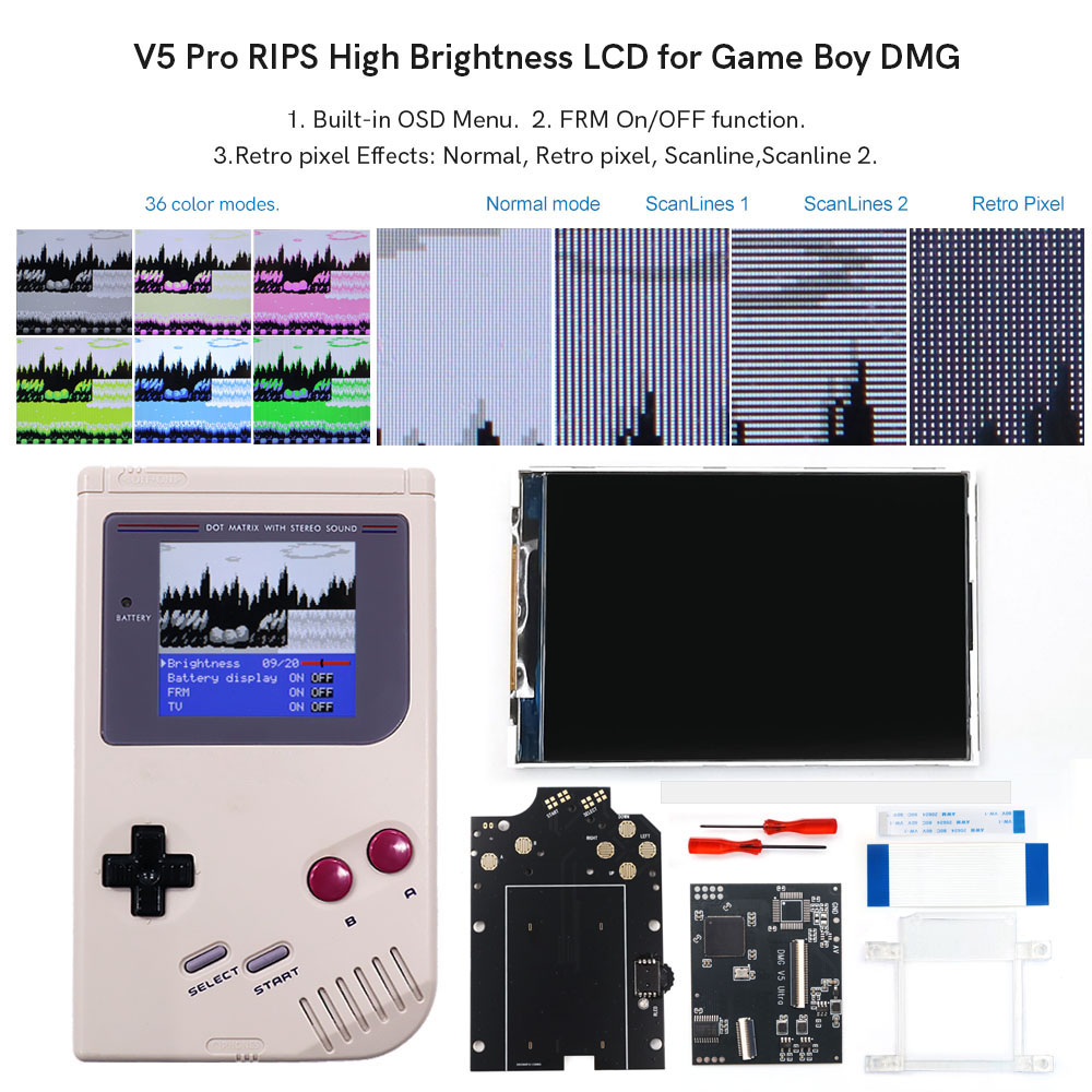 Vintage Game Collection - HISPEEDIDO Для GB Dmg V5 Pro: