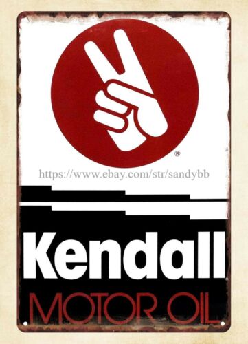 Vintage Collectible Stores - Металлическая табличка Kendall Motor Oil: винтажный