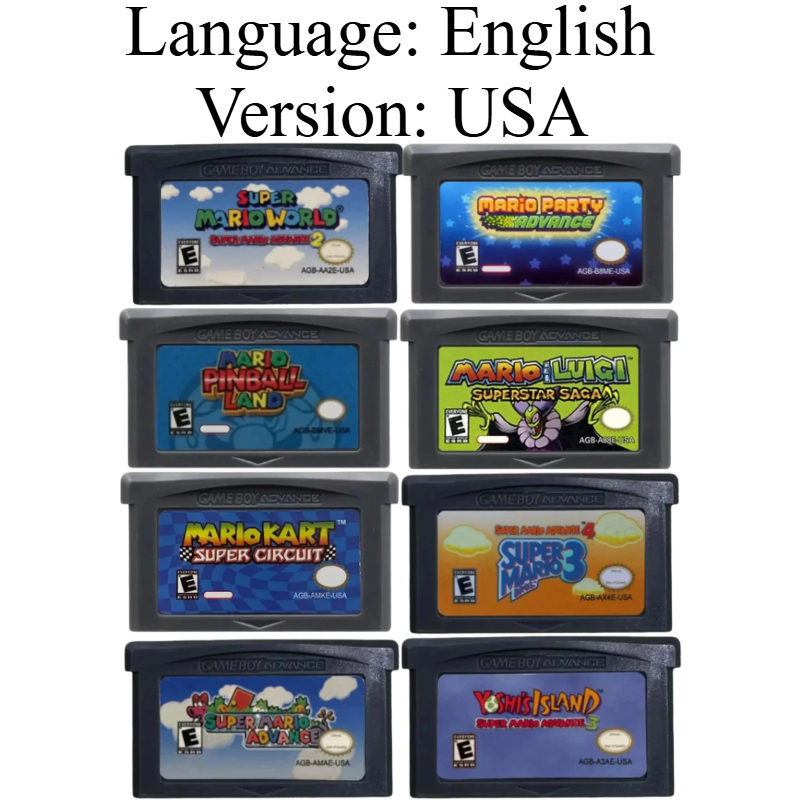 Картриджи с играми для GBA, ве – обзор и цена Vintage Game Collection