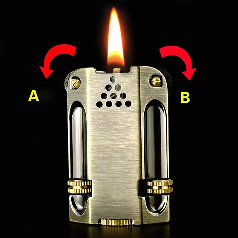 Винтаж цинковый сплав двойной  – обзор и цена Vintage Collectible Lighters