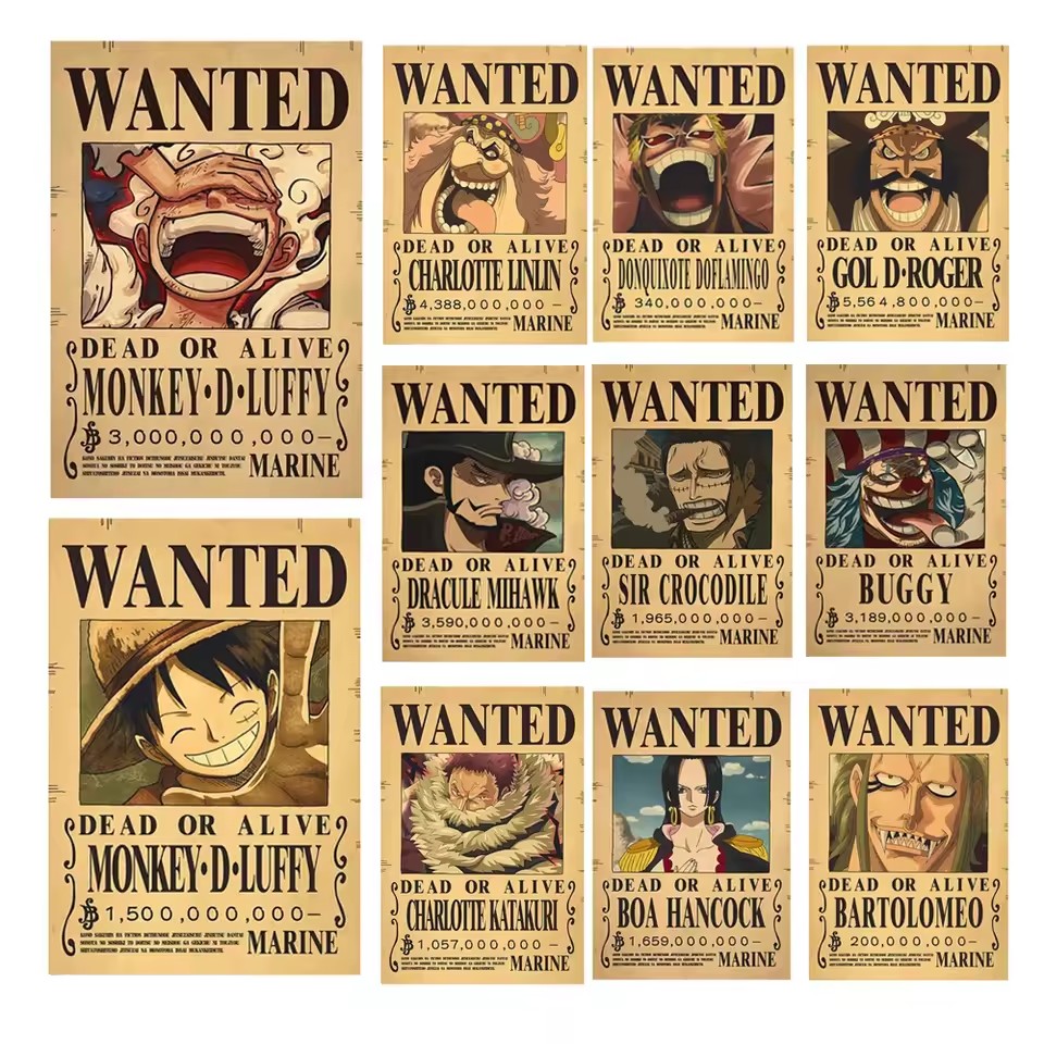 Аниме-постеры «One Piece»: пла – обзор и цена Vintage Game Collection